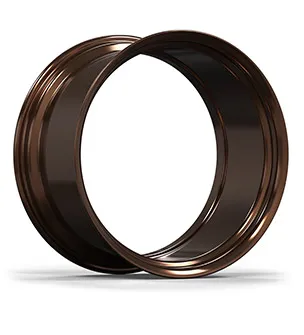 Tambor anodizado bronze polido